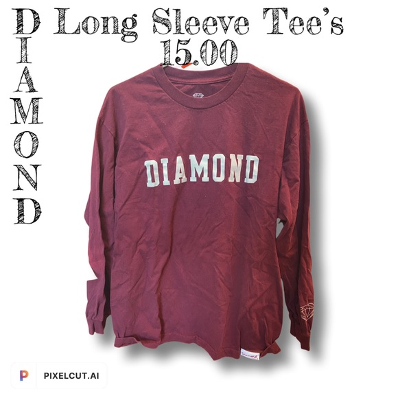 Diamond Long Sleeve Tee - Picture 1 of 1